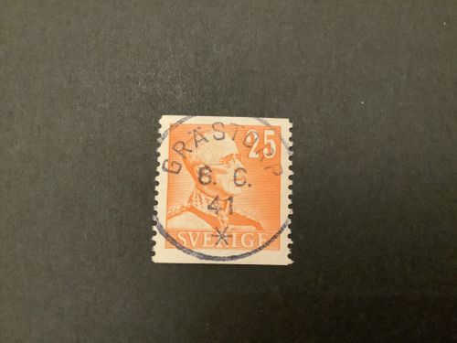 Fnr 277 facit nr 277 lyxstämplat GRÄSTORP