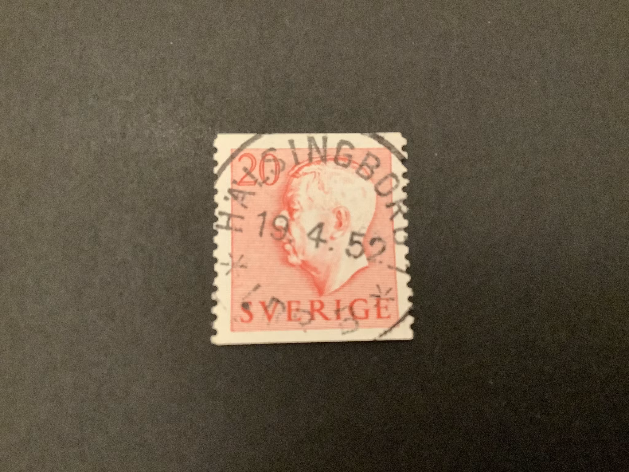 Fnr 492 praktstämplat HÄLSINGBORG 1 *LBR*