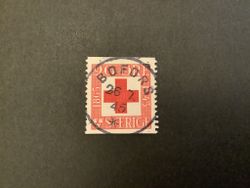 Röda korset  80 år facit nr 358 A praktstämplat BOFORS