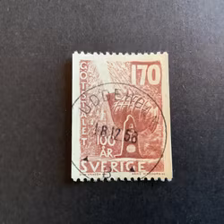 Götstålet facit nr 496 praktstämplat UDDEHOLM
