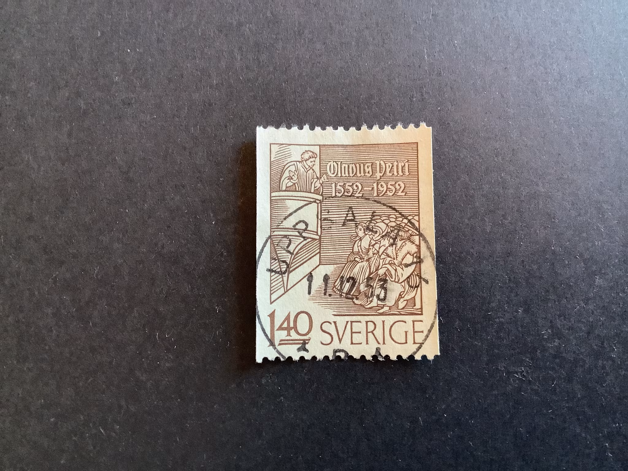 Olaus Petri facit nr 441 praktstämplat UPPSALA 16