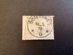 Bo Bergman facit nr 673 B1 praktstämplat GÖTEBORG 1