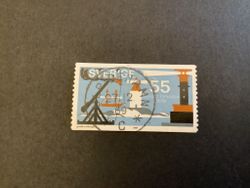 Svenskt fyrväsende facit nr 680 lyxstämplat ULRICEHAMN