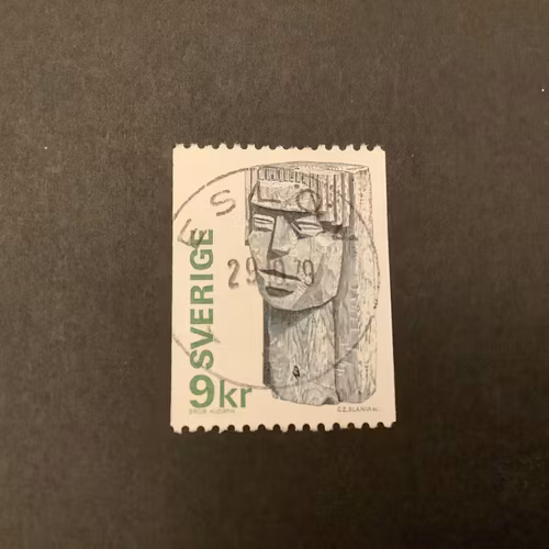 Flickhuvud facit nr 975 lyxstämplat ESLÖV
