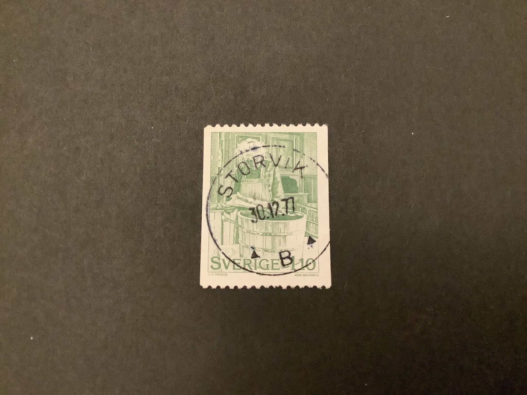 Julförberedelser facit nr 1024  praktstämplat STORVIK