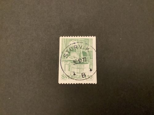 Julförberedelser facit nr 1024  praktstämplat STORVIK