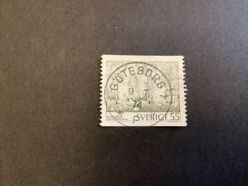 Naturmotiv facit nr 820 lyxstämplat GÖTEBORG 1