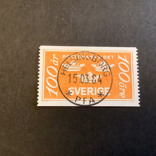 Postsparandet facit nr 1284 lyxstämplat HELSINGBORG