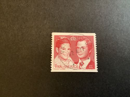 Kungabröllop facit nr 969 A praktstämplat VÄLLINGBY 3