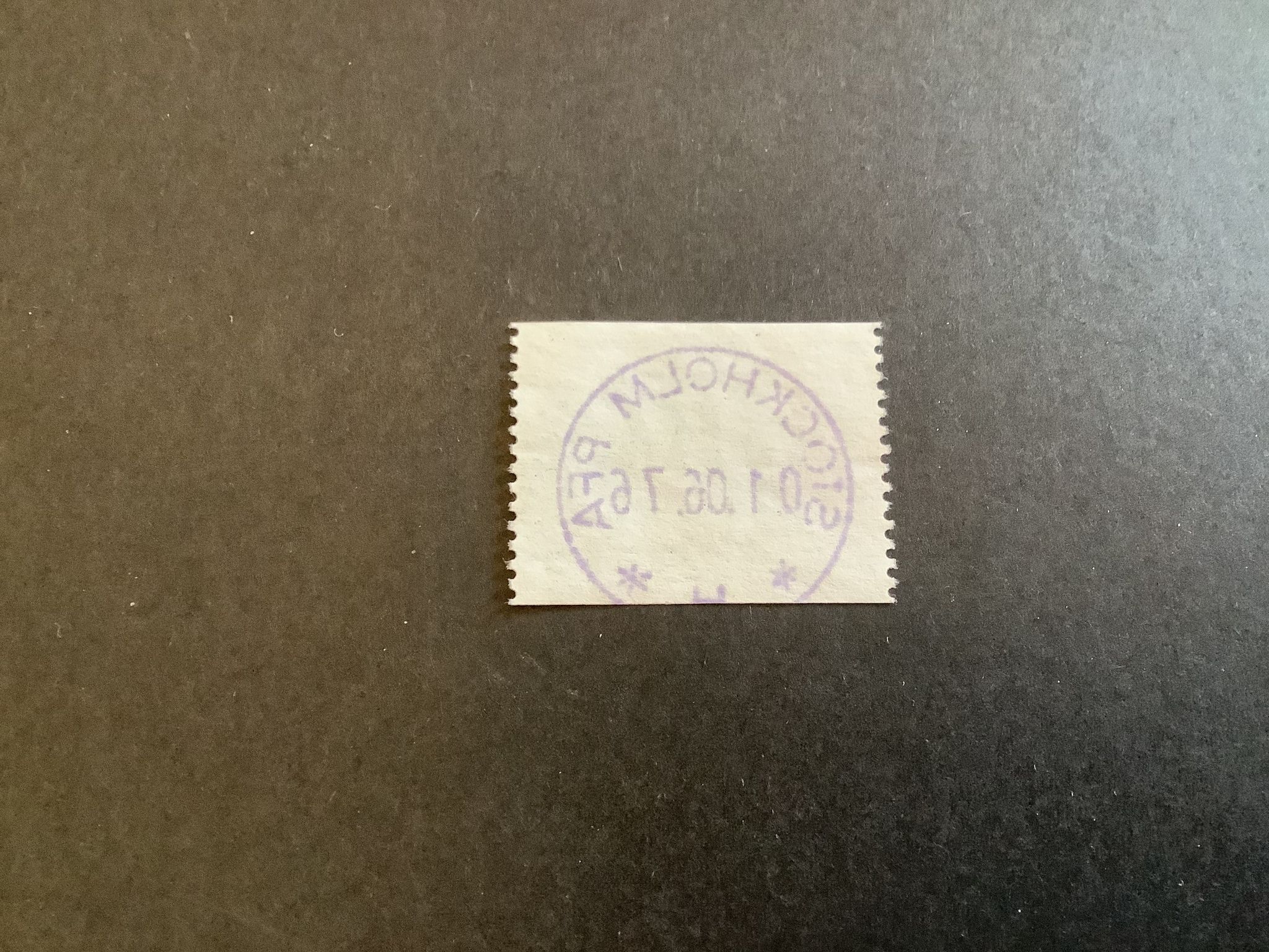 Alkfåglar facit nr 954 V2 lyxstämplat STOCKHOLM blå stämpel