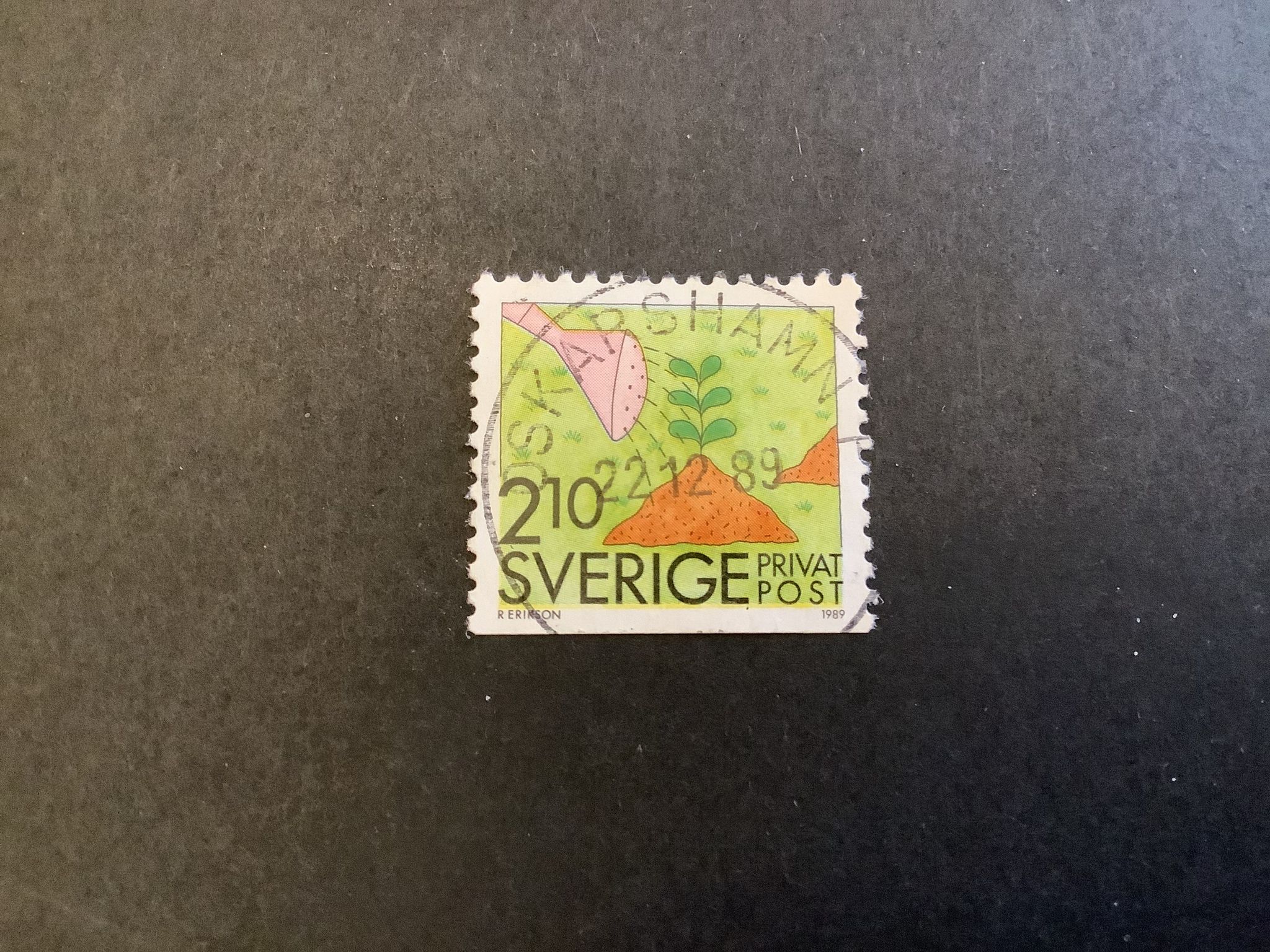 Rabattmärken XI facit nr 1567 praktstämplat OSKARSHAMN