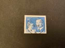 Ny tronföljd facit nr 1118 A lyxstämplat BODA GLASBRUK