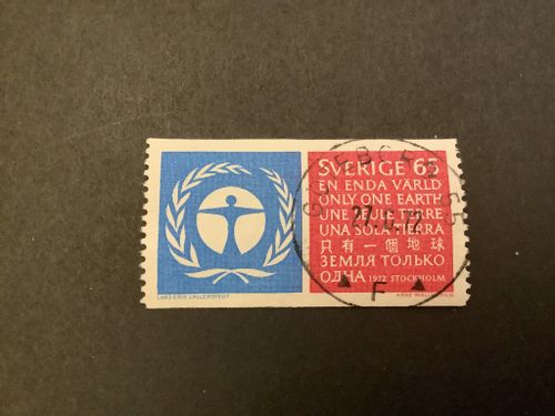 Miljövård facit nr 775 A1 praktstämplat GÖTEBORG 55