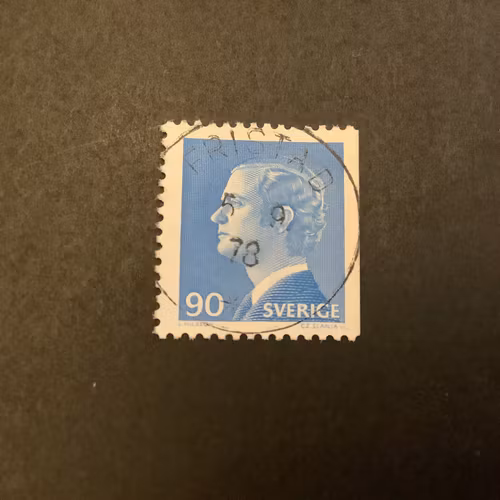 Carl XVI Gustaf typ I facit nr 918 B2 praktst. FRISTAD