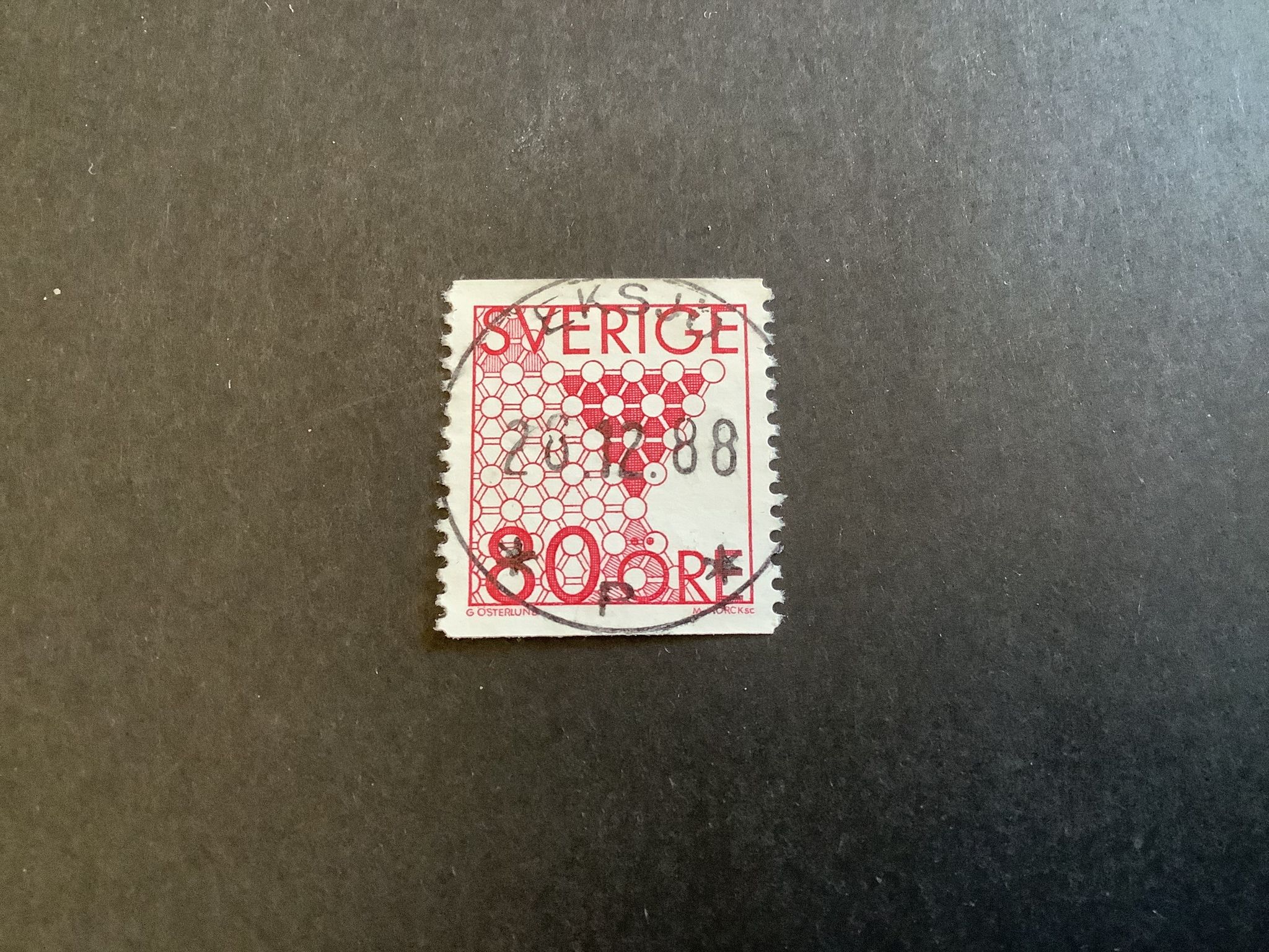 Spel facit nr 1374 lyxstämplat EKSJÖ