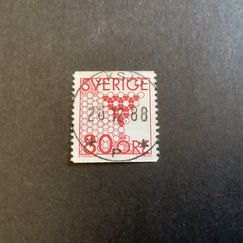 Spel facit nr 1374 lyxstämplat EKSJÖ