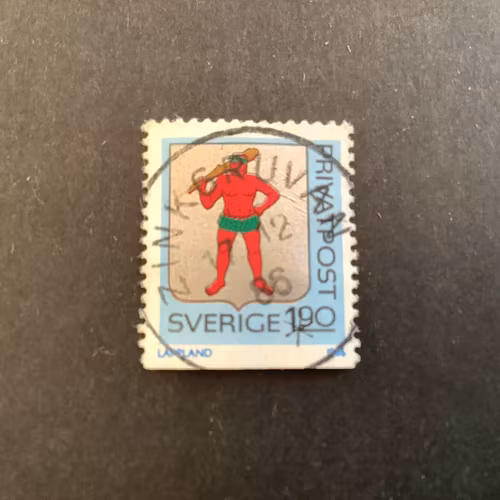 Rabattmärken VIII facit nr 1406 praktstämplat ZINKGRUVAN