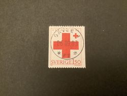 Röda korset facit nr 1268 lyxstämplat GÄVLE 1