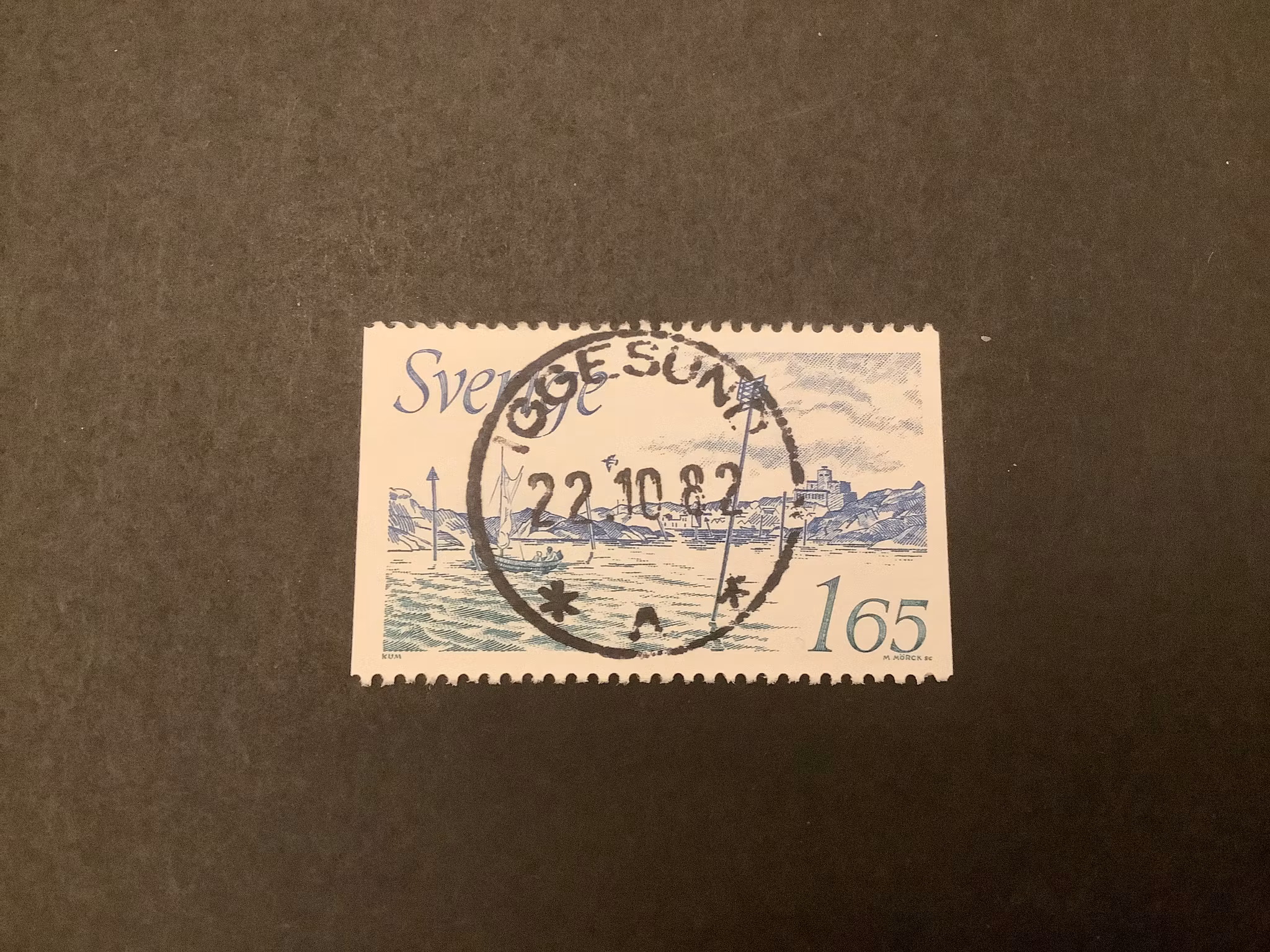 Nya sjömärken facit nr 1213 lyxstämplat IGGESUND