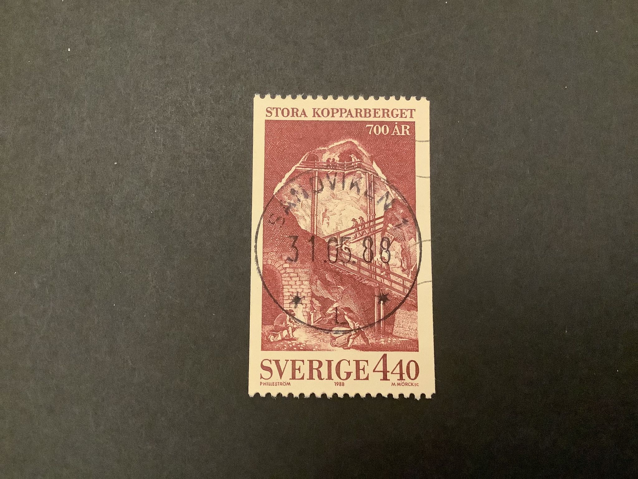 Jubileer facit nr 1510 lyxstämplat SANDVIKEN 1