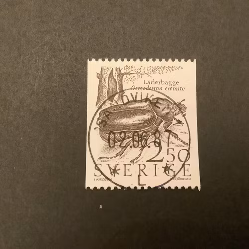 Äng och hage facit nr 1442 lyxstämplat SANDVIKEN 1