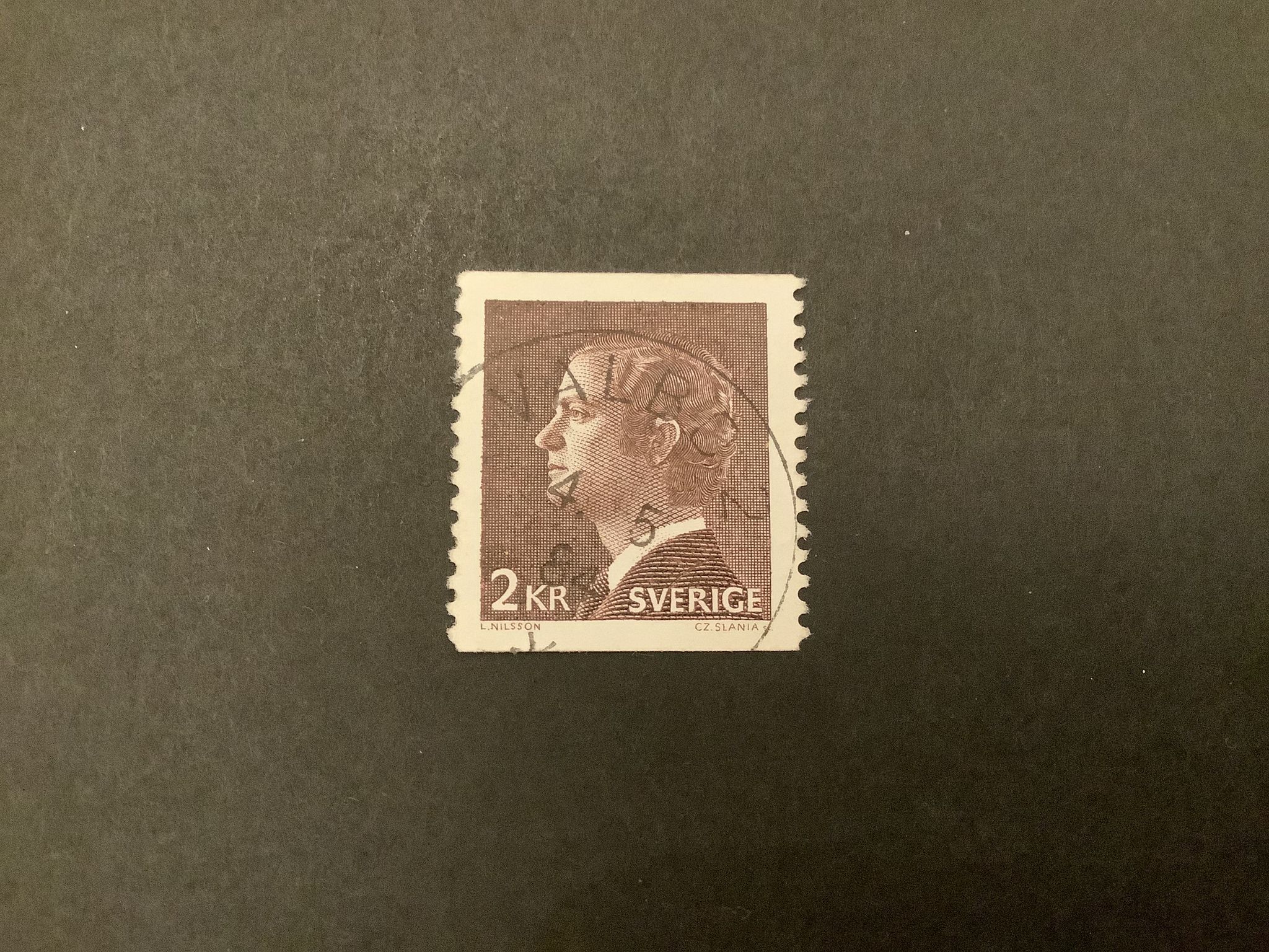 Carl XVI Gustaf facit nr 1131 praktstämplat VALBO 2