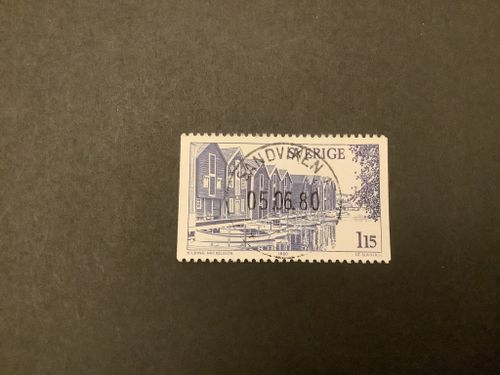 Hälsingland facit nr 1129 lyxstämplat SANDVIKEN 1
