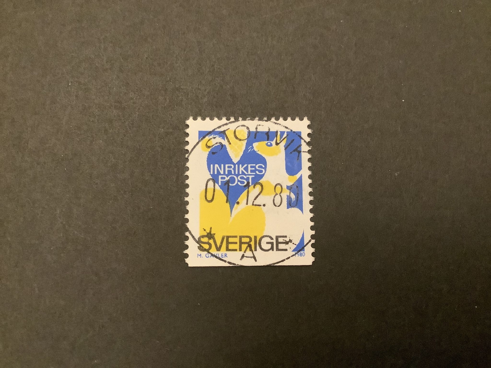 Rabattmärke II facit nr 1122 lyxstämplat STORVIK