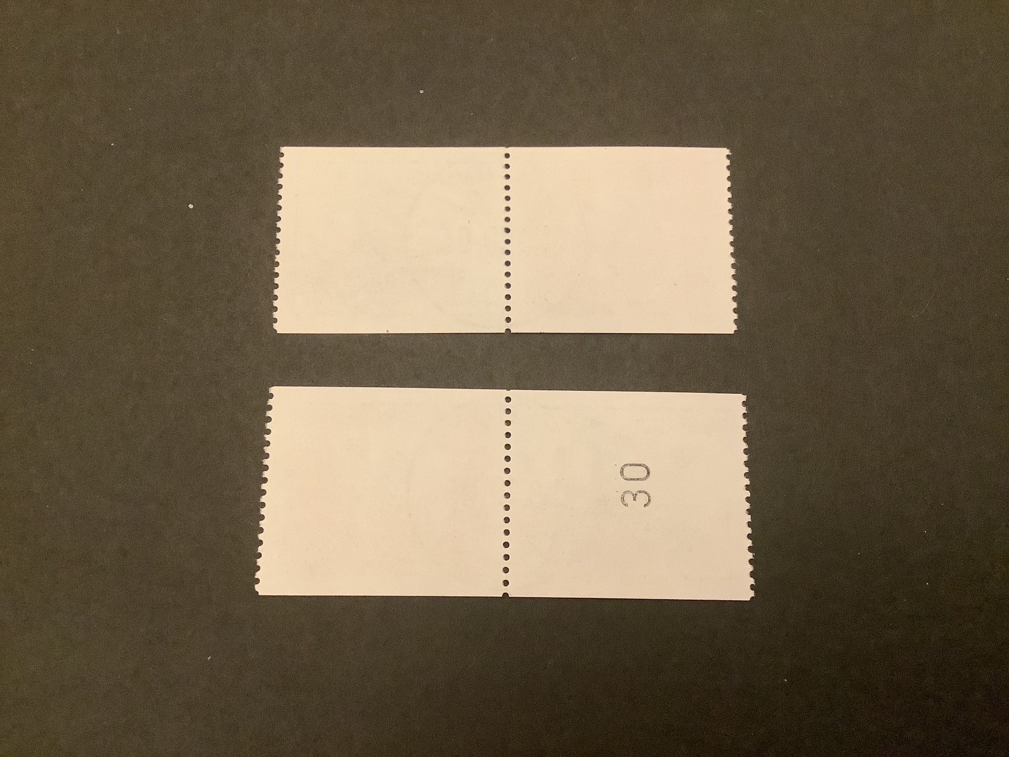 Fred och frihet facit nr 1425 SX1 och SX2 lyxstämplade par VALBO 1