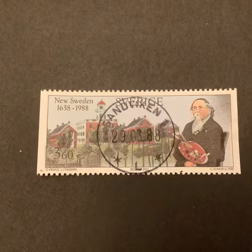 Nya Sverige facit nr 1491 lyxstämplat SANDVIKEN 1