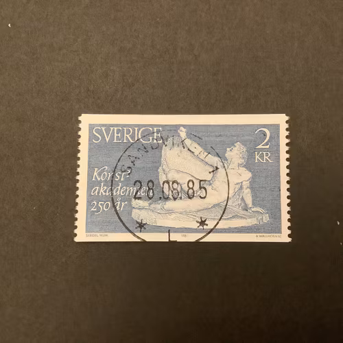 Konstakademien facit nr 1364 lyxstämplat SANDVIKEN 1