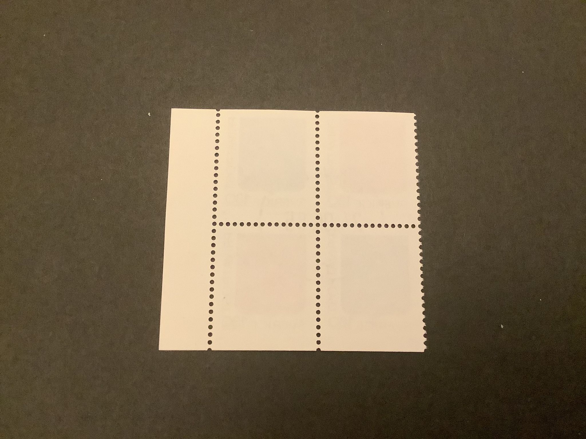 Rabattmärken VIII facit nr 1347-1350 lyxstämplat block GÄVLE 6