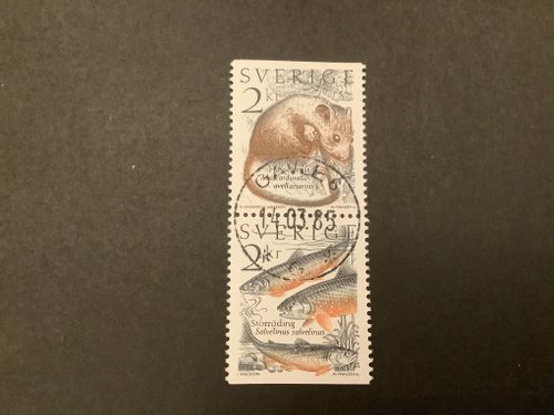 Levande natur facit nr 1340 SX lyxstämplat par GÄVLE 6