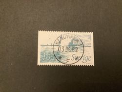 Nya sjömärken facit nr 1214 lyxstämplat SANDVIKEN 1