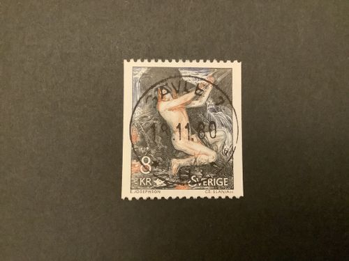 Näcken facit nr 1145  lyxstämplat GÄVLE 7