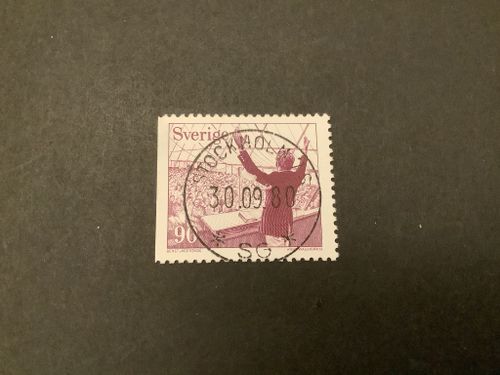 Fria kristna samfund facit nr 1033 B1 lyxstämplat STOCKHOLM 7S