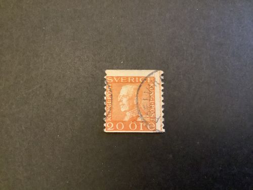 Facit nr 181 stämplat med lödskarvslinje