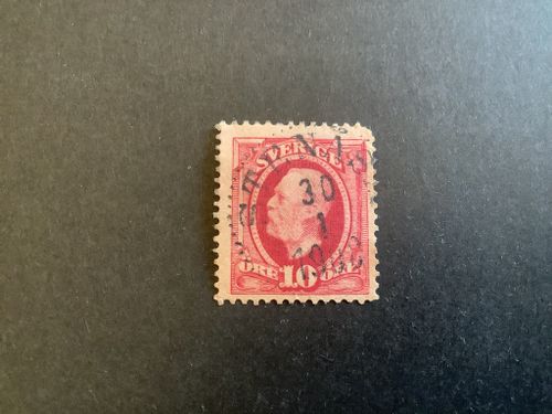 Fnr 54 praktstämplat STENÅSA  kort hörntand