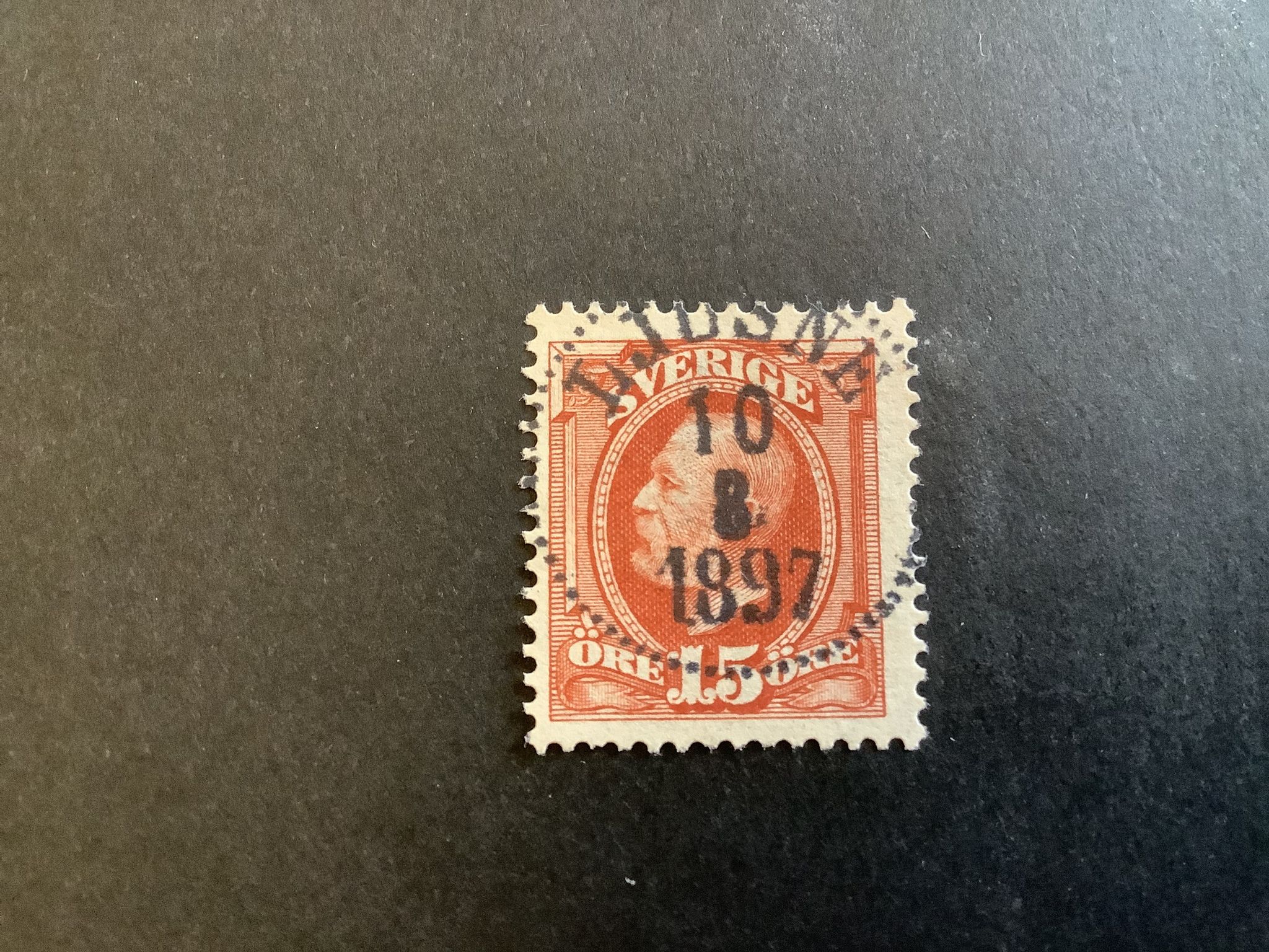 Facit nr 55 praktstämplat LJUSNE