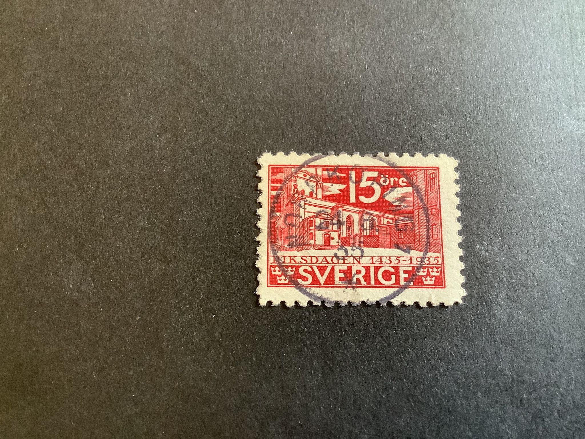 Riksdagen facit nr 242 C praktstämplat NORRKÖPING 1