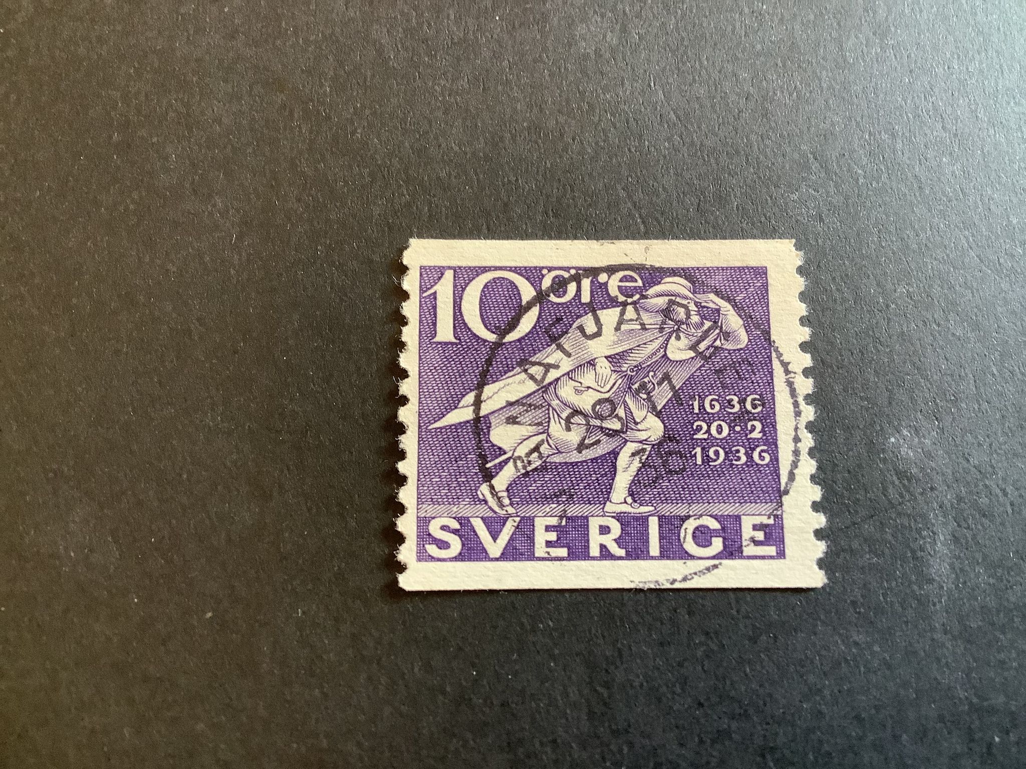 Postverket facit nr 247 A praktstämplat VÅNAFJÄRDEN