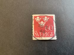 Tre kronor facit nr 286 praktstämplat VECKHOLM