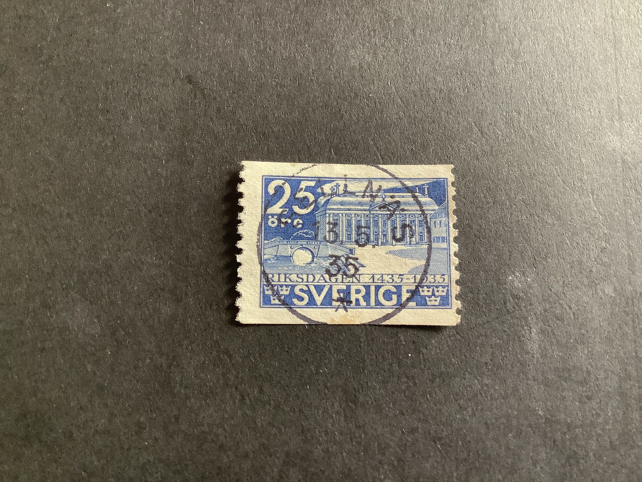 Riksdagen facit nr 243 lyxstämplat SELLNÄS