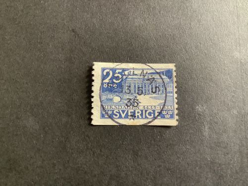 Riksdagen facit nr 243 lyxstämplat SELLNÄS
