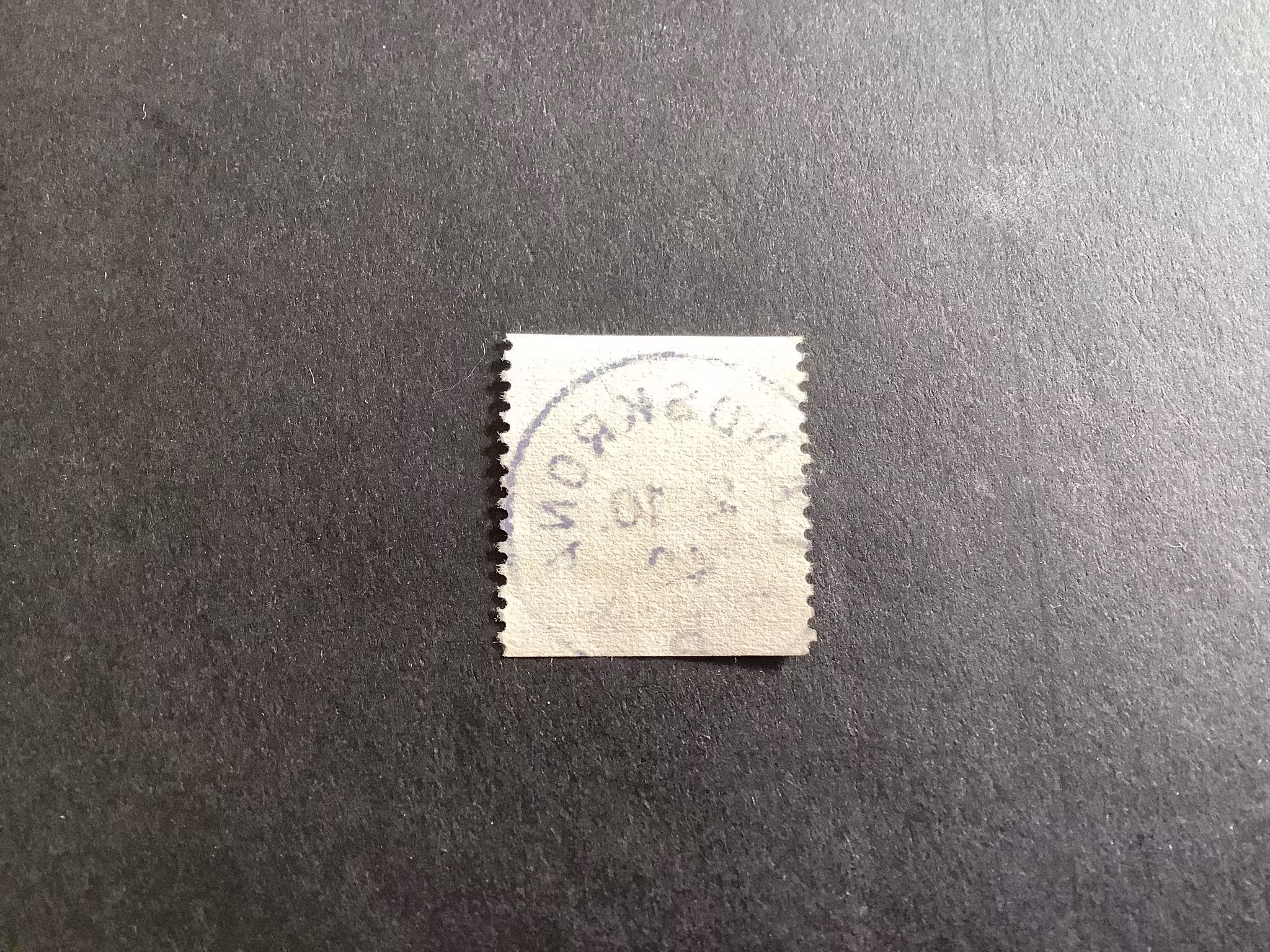 Gustaf V profil höger facit nr 282 lyxstämplat LANDSKRONA