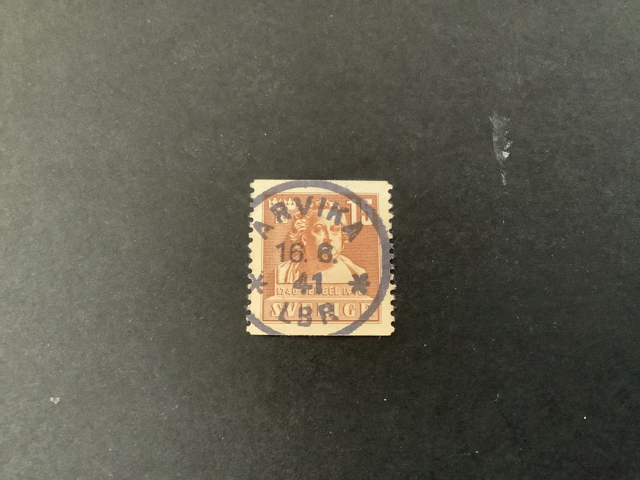 Sergel facit nr 326 A lyxstämplat ARVIKA *LBR*