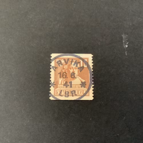 Sergel facit nr 326 A lyxstämplat ARVIKA *LBR*
