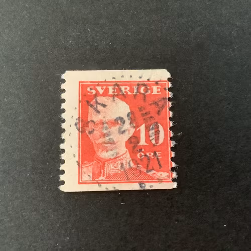 Gustaf en face facit nr 149 A praktstämplat SKARA