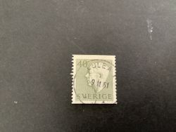 Gustaf VI Adolf typ II facit nr 417 praktstämplat LULEÅ 1