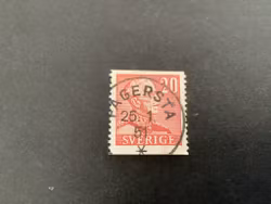 Gustaf V profil höger facit nr 276 A praktstämplat FAGERSTA